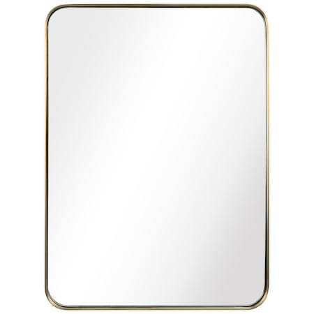 Solid Storage Supplies Ultra Brushed Gold Stainless Steel rectangular Wall Mirror SO2960547